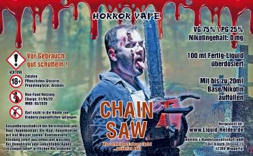 Horror Vape Chain Saw E-Liquid 100 ml/0 mg